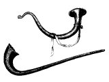 Priest`s trumpets or Shofar